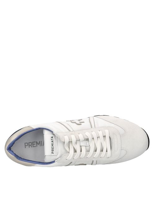 Sneakers in pelle e tessuto PREMIATA | LUCY VAR 5644BIANCO-BLU-BEIGE